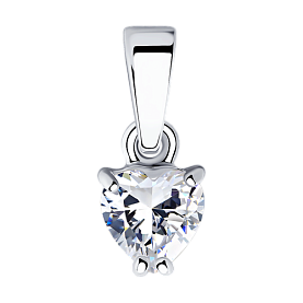 Подвеска SOKOLOV - Серебро 925, Фианит (арт. 94031465)
