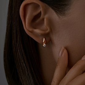 Серьги SOKOLOV - Серебро 925, Фианит (арт. 93022369)