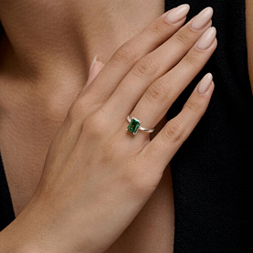 Кольцо SOKOLOV - Серебро 925, Фианит (арт. 94014827)