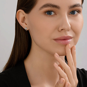 Серьги SOKOLOV - Серебро 925, Фианит (арт. 94026996)