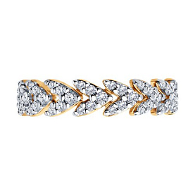 Кольцо SOKOLOV - Серебро 925, Фианит (арт. 93011155)