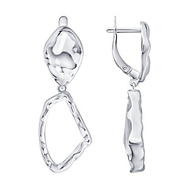 Серьги Diamant - Серебро 925, Кристалл (арт. 94-121-02424-1)