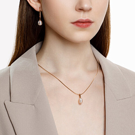 Подвеска SOKOLOV - Золото 585, Жемчуг культивированный (арт. 793144)