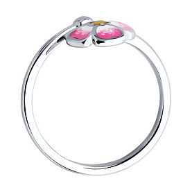 Кольцо Diamant - Серебро 925, Эмаль (арт. 94-110-02167-1)
