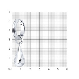 Серьга SOKOLOV - Серебро 925 (арт. 94170434)