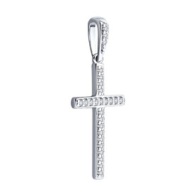 Подвеска SOKOLOV - Серебро 925, Фианит (арт. 94031460)