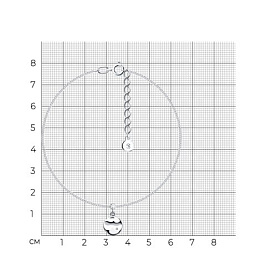 Браслет SOKOLOV - Серебро 925, Бриллиант (арт. 87050009)