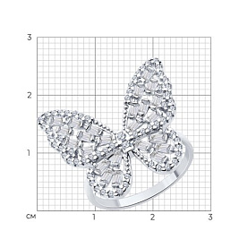 Кольцо SOKOLOV - Серебро 925, Фианит (арт. 94014222)