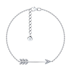 Браслет SOKOLOV - Серебро 925, Фианит (арт. 94050926)