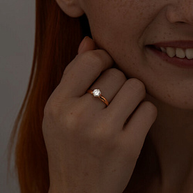 Кольцо SOKOLOV - Серебро 925, Фианит (арт. 93011081)