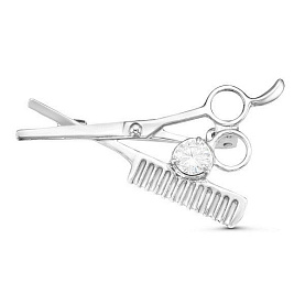 Брошь Красная пресня - Серебро 925, Фианит (арт. 1389568Д)