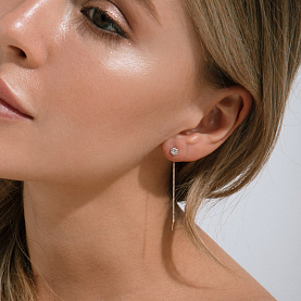 Серьги ЮФ Династия - Золото 375 (арт. 001382-5102)