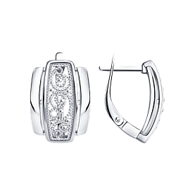 Серьги Diamant - Серебро 925 (арт. 94-120-00655-1)