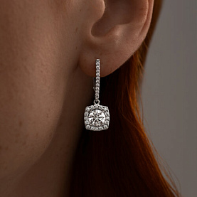 Серьги SOKOLOV - Серебро 925, Фианит (арт. 94026013)