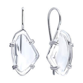 Серьги Diamant - Серебро 925, Кристалл (арт. 94-120-02400-1)