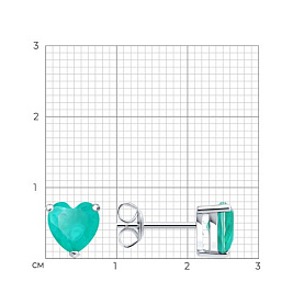 Серьги SOKOLOV - Серебро 925, Фианит (арт. 94027157-91)