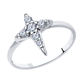 Кольцо SOKOLOV - Серебро 925, Фианит (арт. 94013388)