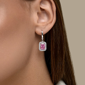 Серьги SOKOLOV - Серебро 925, Фианит (арт. 94027593)