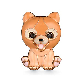 Брошь Мириада - Серебро 925, Фианит, Эмаль (арт. 901082203)