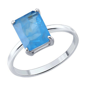 Кольцо SOKOLOV - Серебро 925, Кварц, Стекло (арт. 94014985)