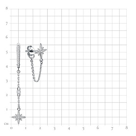 Серьги Talant - Серебро 925, Фианит (арт. 14-72-0001-15495)