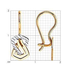 Серьги SOKOLOV - Золото 585 (арт. 027201)