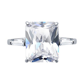 Кольцо SOKOLOV - Серебро 925, Фианит (арт. 94014052)