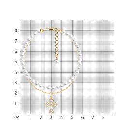 Браслет SOKOLOV - Серебро 925, Жемчуг имитация (арт. 93050225)
