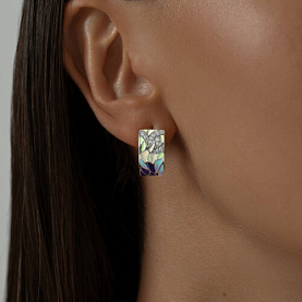 Серьги SOKOLOV - Серебро 925, Фианит, Эмаль (арт. 94022633)