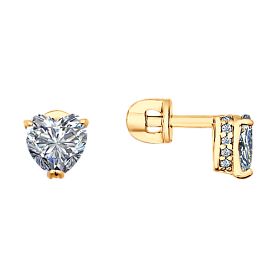 Серьги SOKOLOV - Серебро 925, Фианит (арт. 93021144)