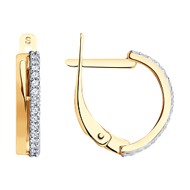 Серьги SOKOLOV - Золото 375, Фианит (арт. 027125-4)