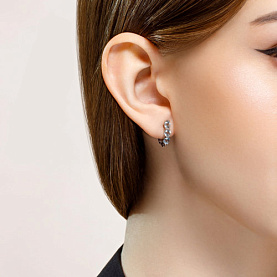 Серьги Diamant - Серебро 925, Топаз (арт. 94-320-00588-1)