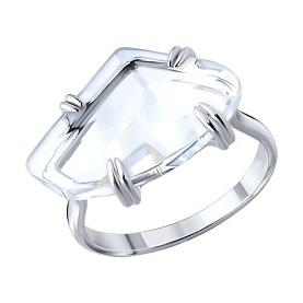 Кольцо Diamant - Серебро 925, Кристалл (арт. 94-110-02400-1)