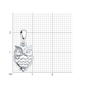 Подвеска SOKOLOV - Серебро 925, Фианит (арт. 94031530)