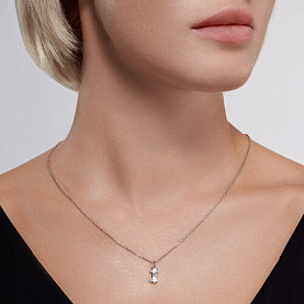 Колье SOKOLOV - Серебро 925, Фианит (арт. 94070755)