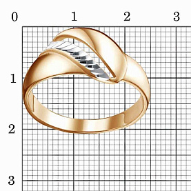 Кольцо Красная пресня - Серебро 925 (арт. 23014187-5)