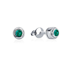 Серьги Platinum Lab. - Платина 950 (арт. ПС-020И-04)