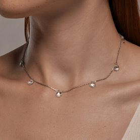 Колье SOKOLOV - Серебро 925, Топаз (арт. 92070088)