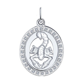 Подвеска Diamant - Серебро 925, Фианит (арт. 94-130-00151-1)