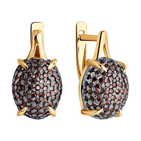 Серьги Diamant - Серебро 925, Фианит (арт. 93-120-01992-2)