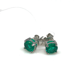 Серьги Фиделис - Серебро 925, Фианит (арт. SE-C0810C-gr1)