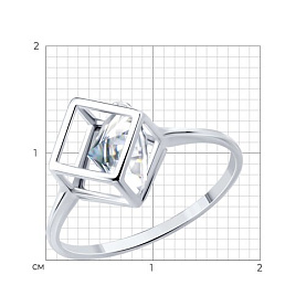 Кольцо SOKOLOV - Серебро 925, Фианит (арт. 94014666)