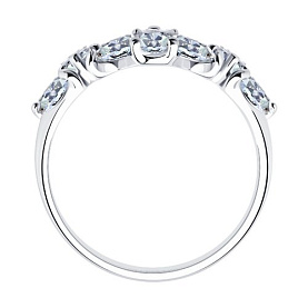 Кольцо SOKOLOV - Серебро 925, Фианит (арт. 94012848)