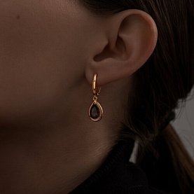 Серьги SOKOLOV - Серебро 925, Раухтопаз (арт. 92022806)