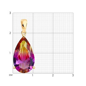 Подвеска SOKOLOV - Серебро 925, Синтетический ситалл (арт. 92030765)