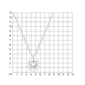 Колье SOKOLOV - Серебро 925, Жемчуг имитация (арт. 94071348)