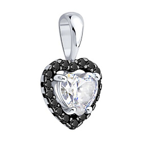 Подвеска Diamant - Серебро 925, Фианит (арт. 94-130-00122-1)