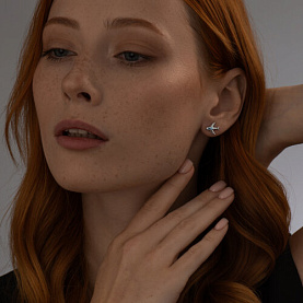 Серьги SOKOLOV - Серебро 925, Топаз (арт. 92022612)