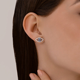 Серьги Diamant - Серебро 925, Фианит (арт. 94-122-02190-1)