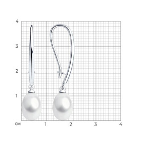 Серьги SOKOLOV - Серебро 925, Жемчуг культивированный (арт. 92022943)